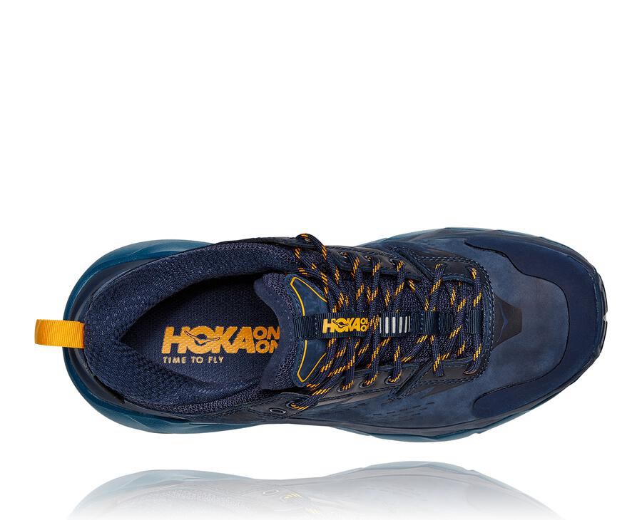 Chaussure Trail Hoka One One Kaha Basse Gore-Tex Femme - Bleu Marine - CDY-087324